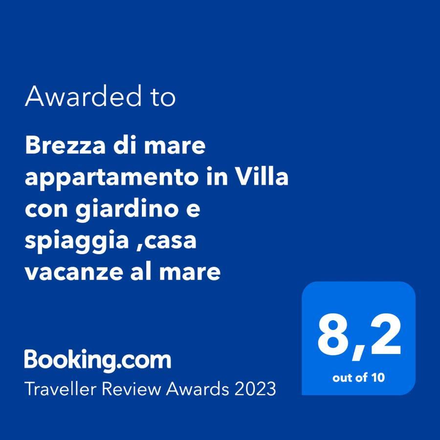 Brezza Di Mare Appartamento In Villa Con Giardino E Spiaggia ,Casa Vacanze Al Mare Куарту-Сант'Элена Экстерьер фото