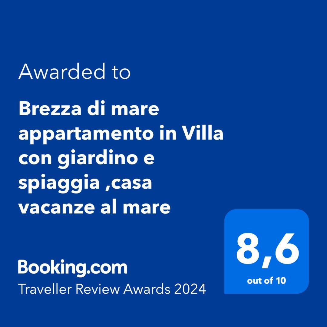 Brezza Di Mare Appartamento In Villa Con Giardino E Spiaggia ,Casa Vacanze Al Mare Куарту-Сант'Элена Экстерьер фото